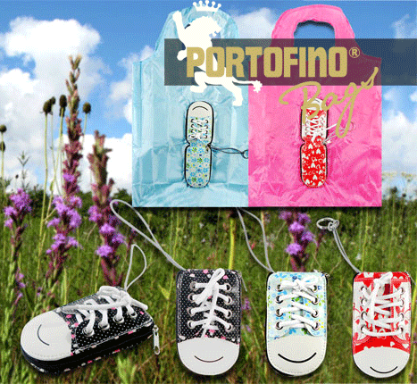 Faltbare Tasche Turnschuhe